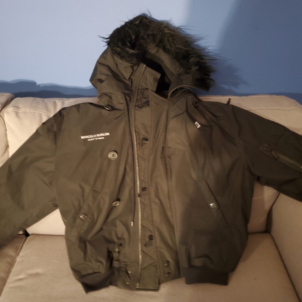 Marcelo burlon winter bomber jacket